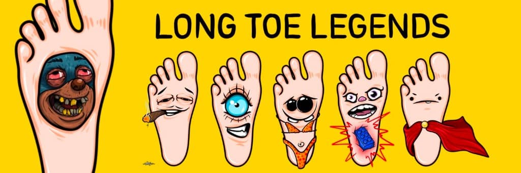 Long Toed Legends — NFT clothing line